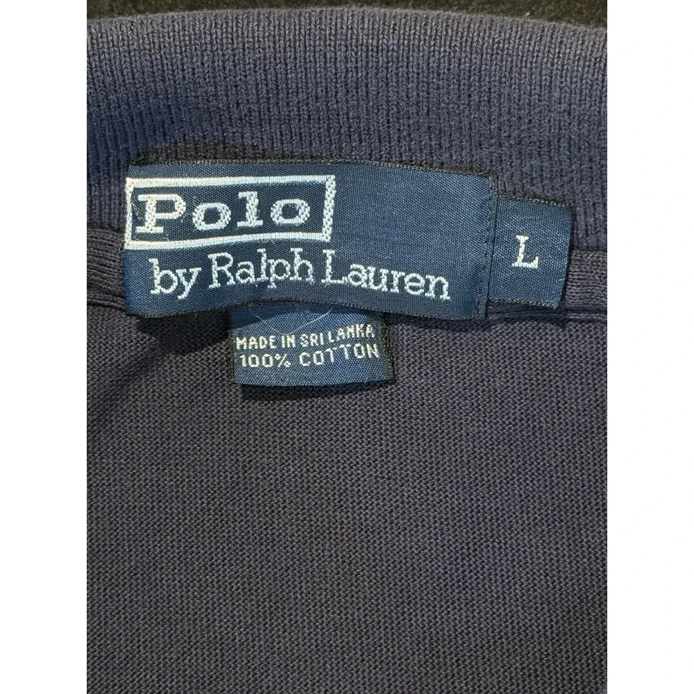 Polo Ralph Lauren Vintage long sleeve Light Weight Blue Long Sleeve Mens Large